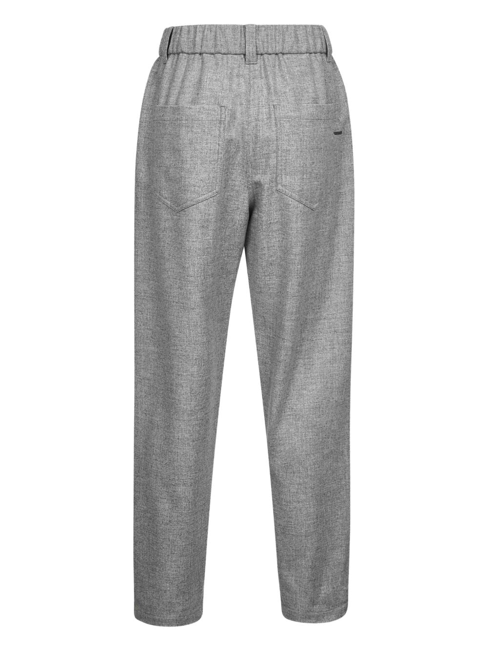 Brunello Cucinelli Elasticated-waistband pleated trousers Brunello Cucinelli
