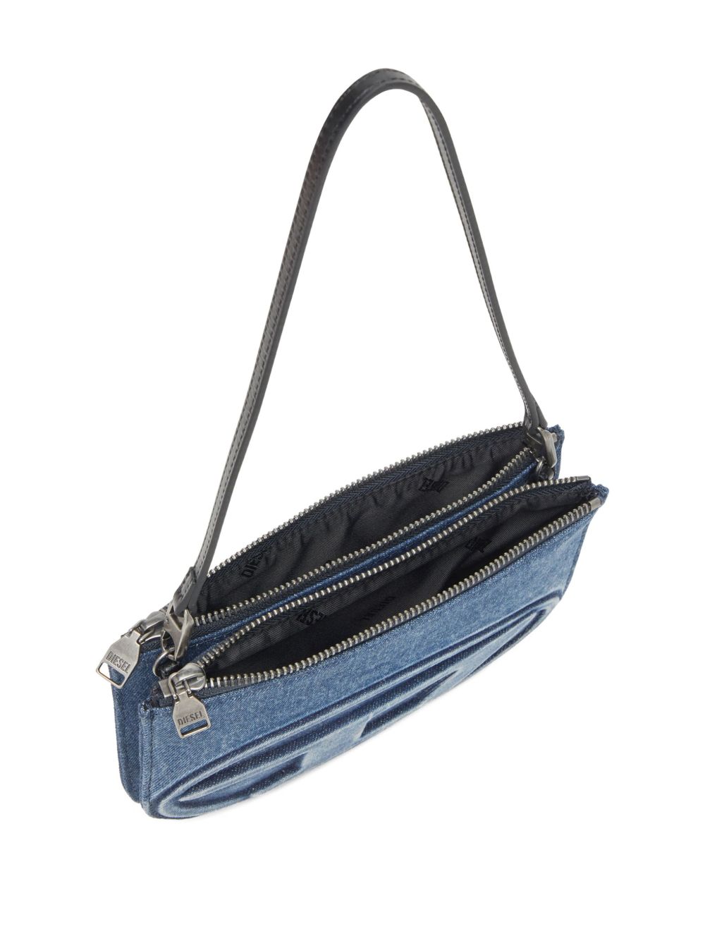 Diesel 1DR Twin denim shoulder bag Diesel