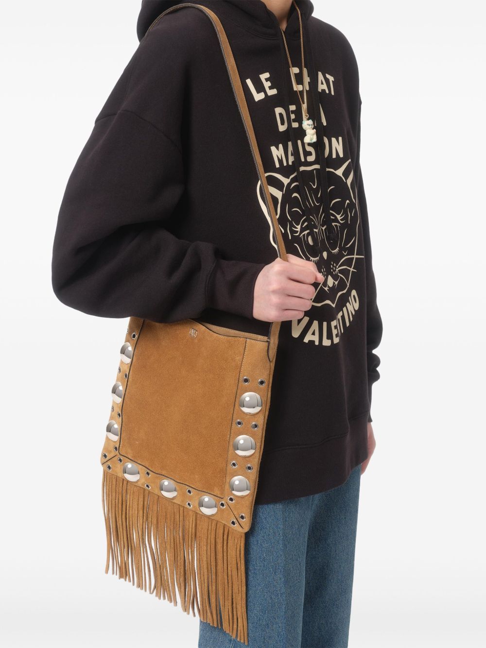 Valentino Chat de La Maison patch hoodie Valentino