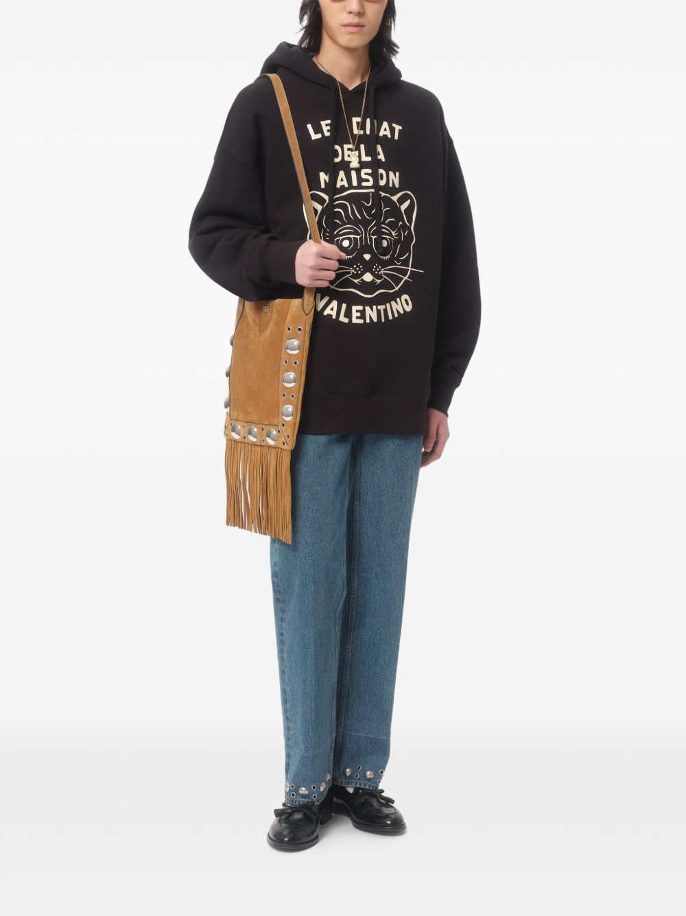 Valentino Chat de La Maison patch hoodie Valentino