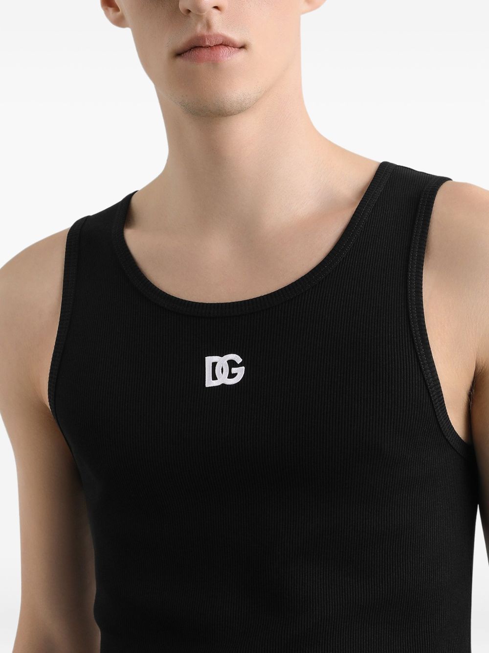 Dolce & Gabbana Logo cotton tank top Dolce & Gabbana