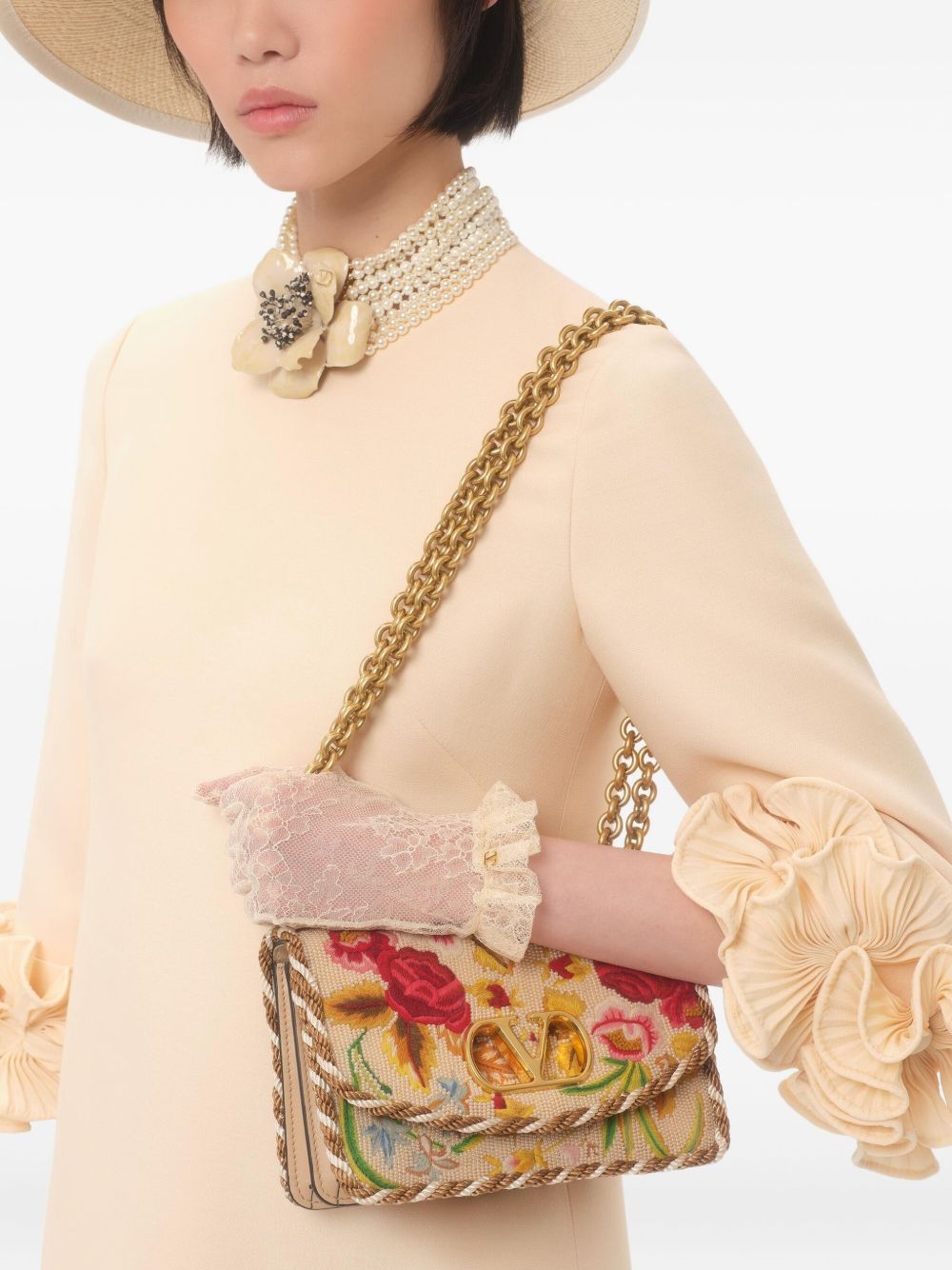 Valentino Crepe Couture mini dress Valentino