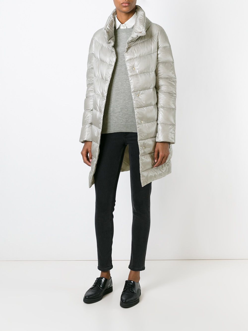 Herno Coats Light Grey Herno