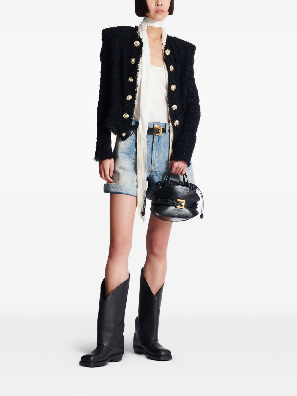 Balmain Edge-to-edge tweed jacket Balmain