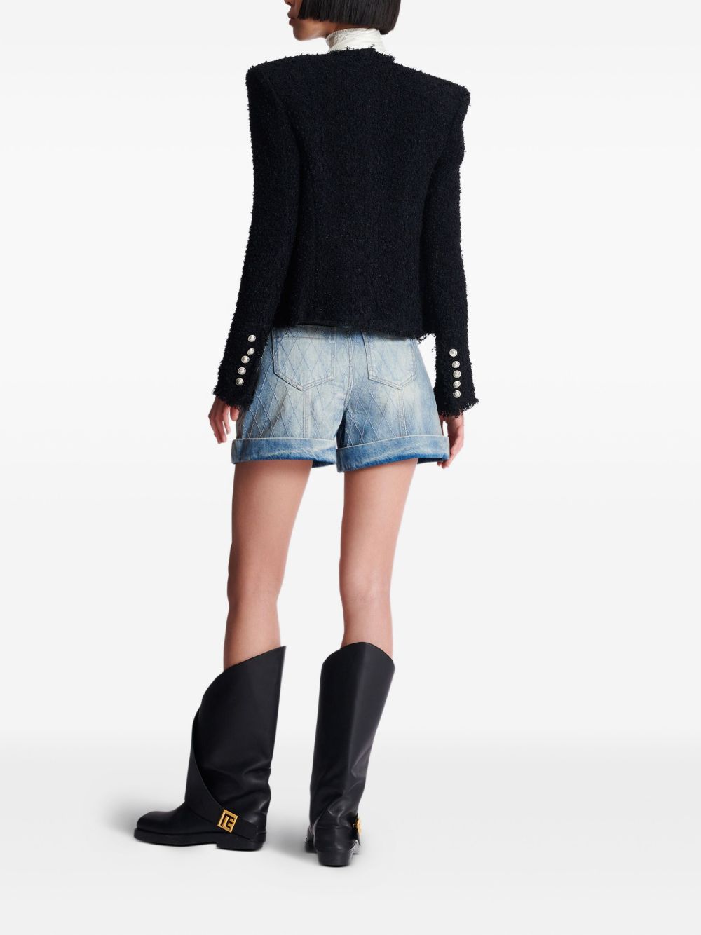 Balmain Edge-to-edge tweed jacket Balmain