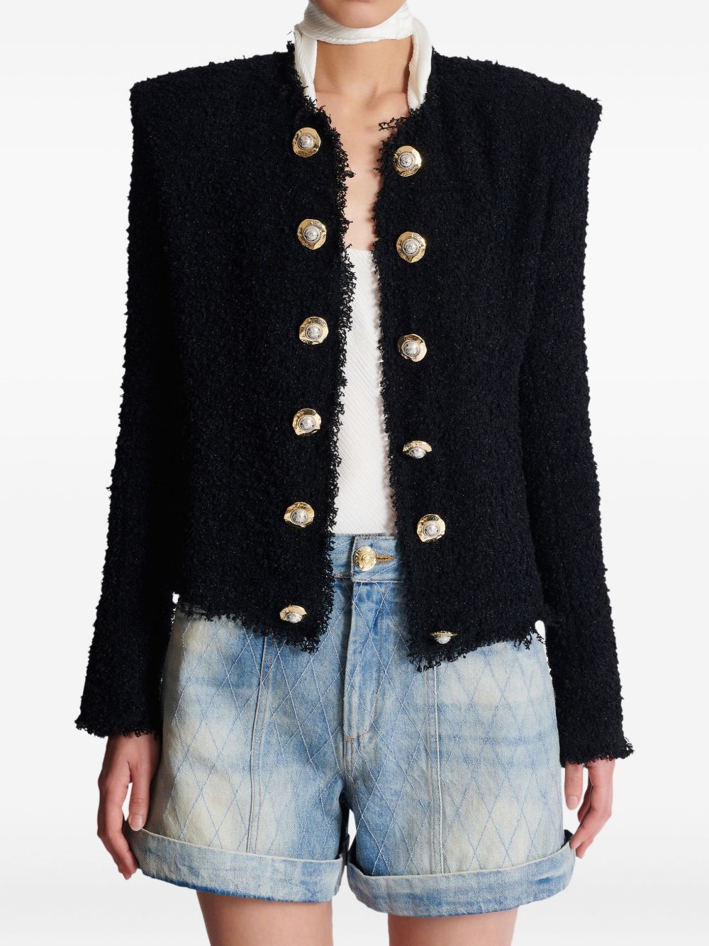 Balmain Edge-to-edge tweed jacket Balmain