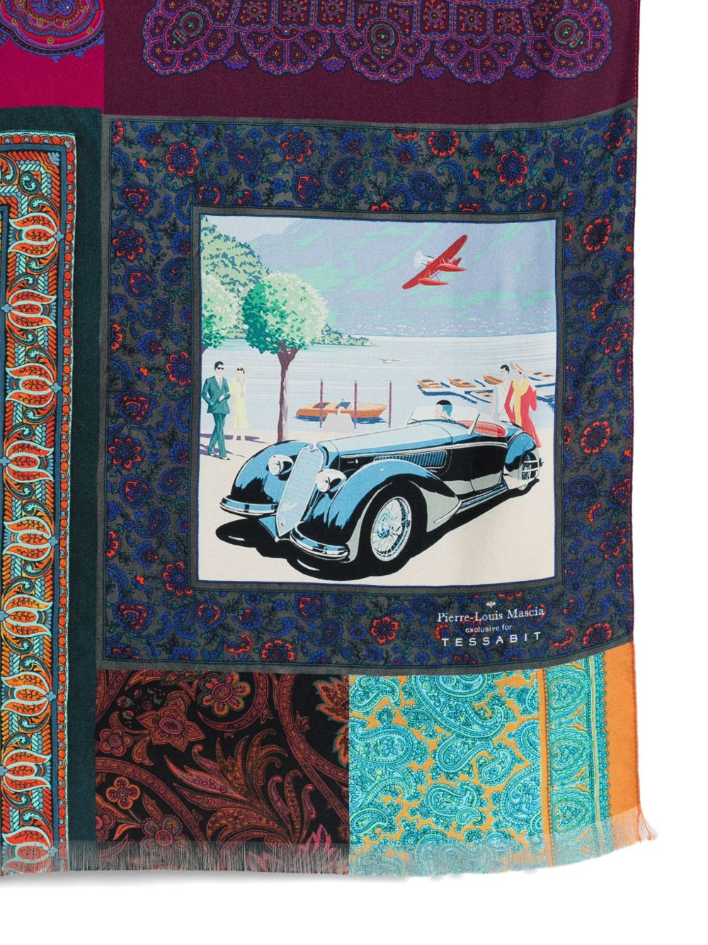 Pierre Louis Mascia silk printed scarf Pierre Louis Mascia