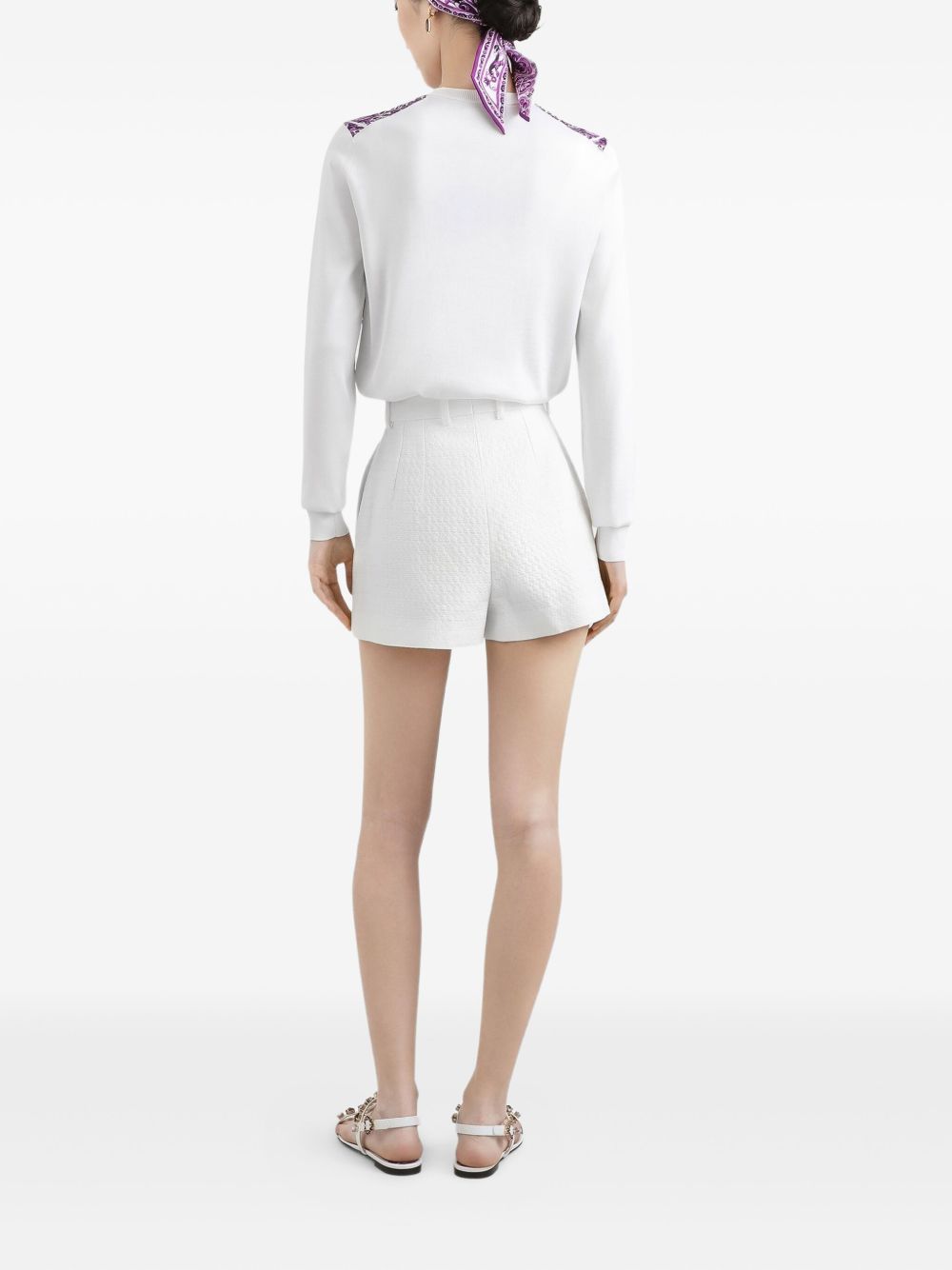 Dolce & Gabbana Maiolica print silk cardigan Dolce & Gabbana