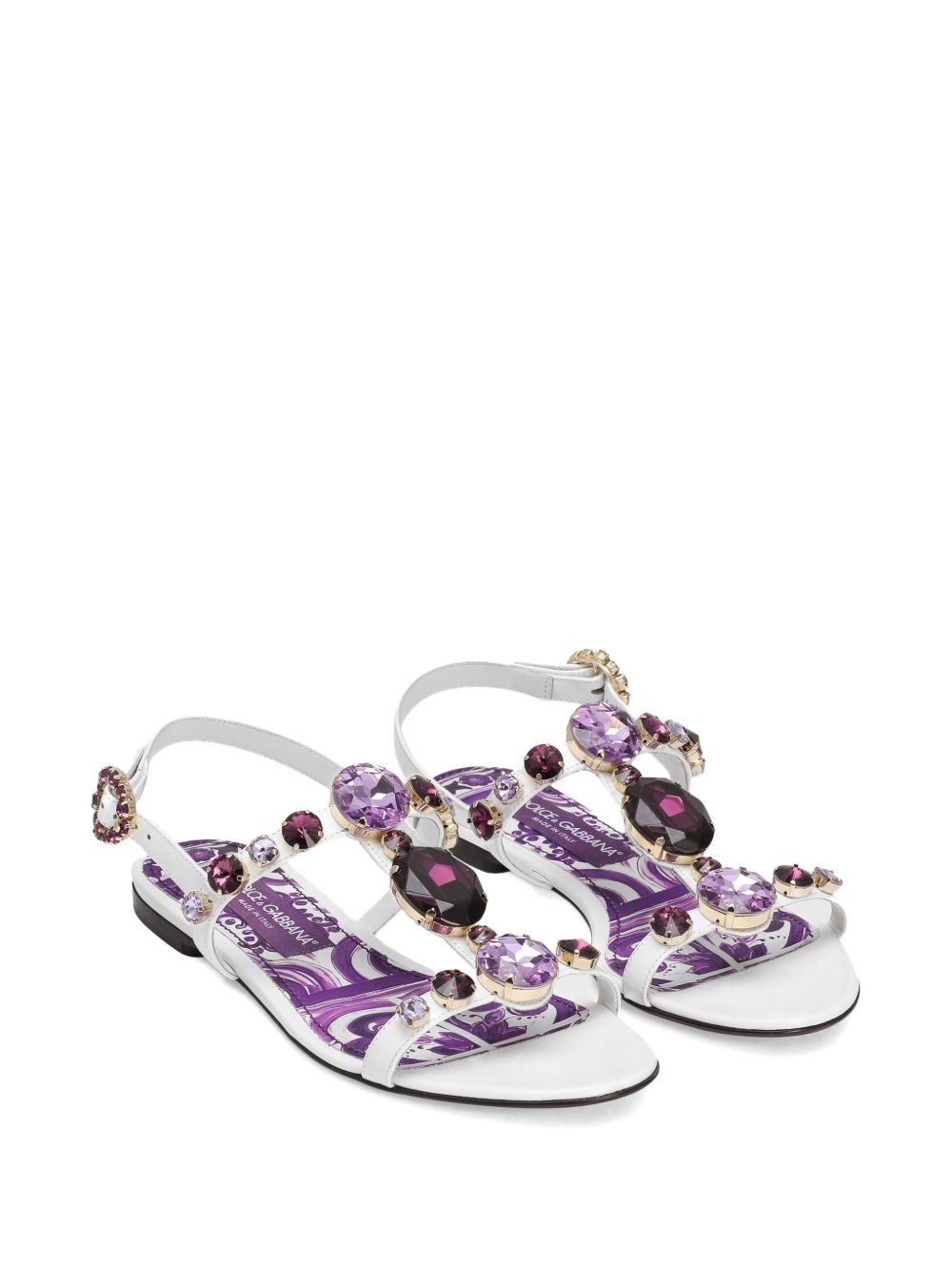 Dolce & Gabbana Sandals Purple Dolce & Gabbana