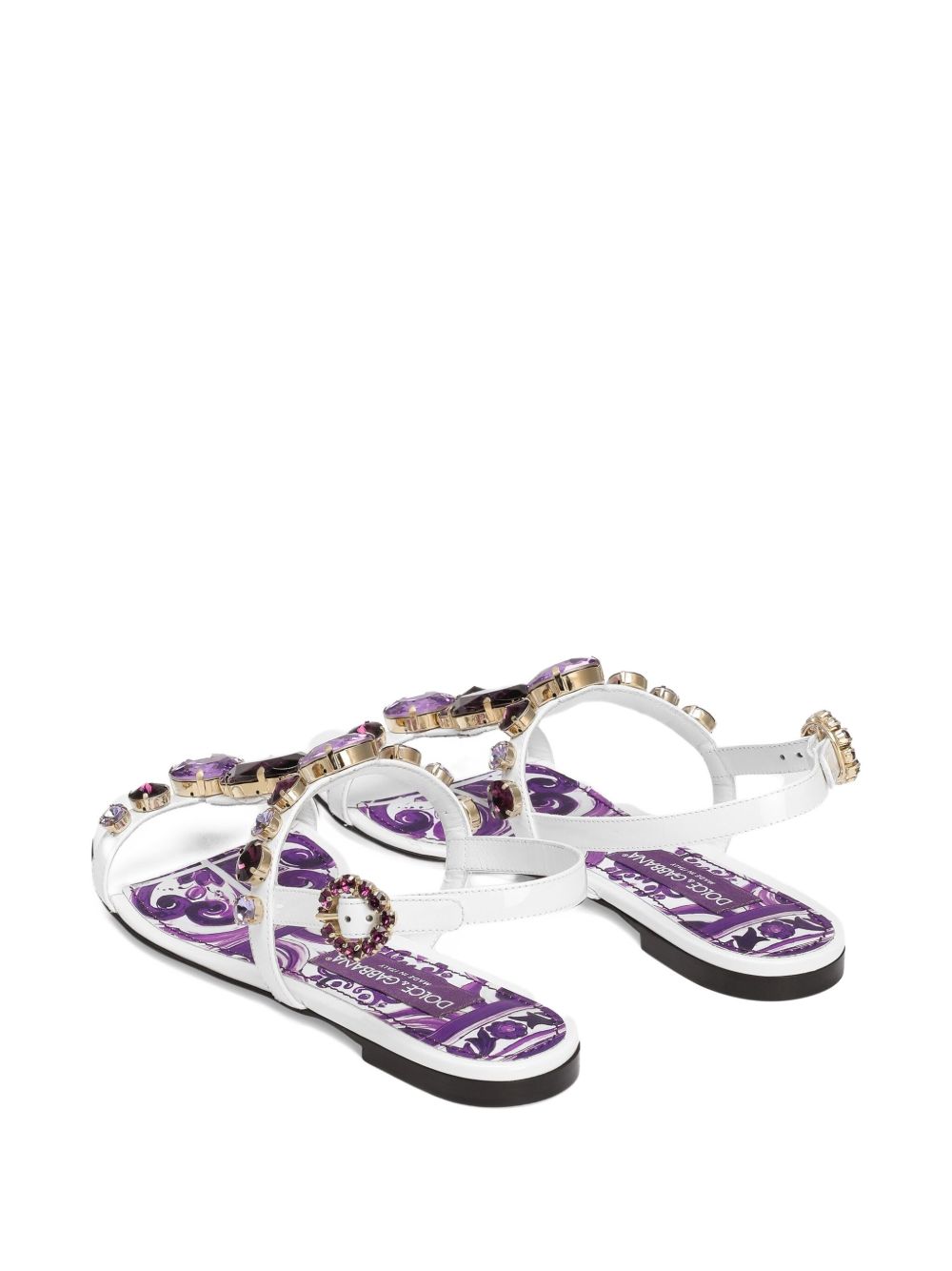 Dolce & Gabbana Sandals Purple Dolce & Gabbana