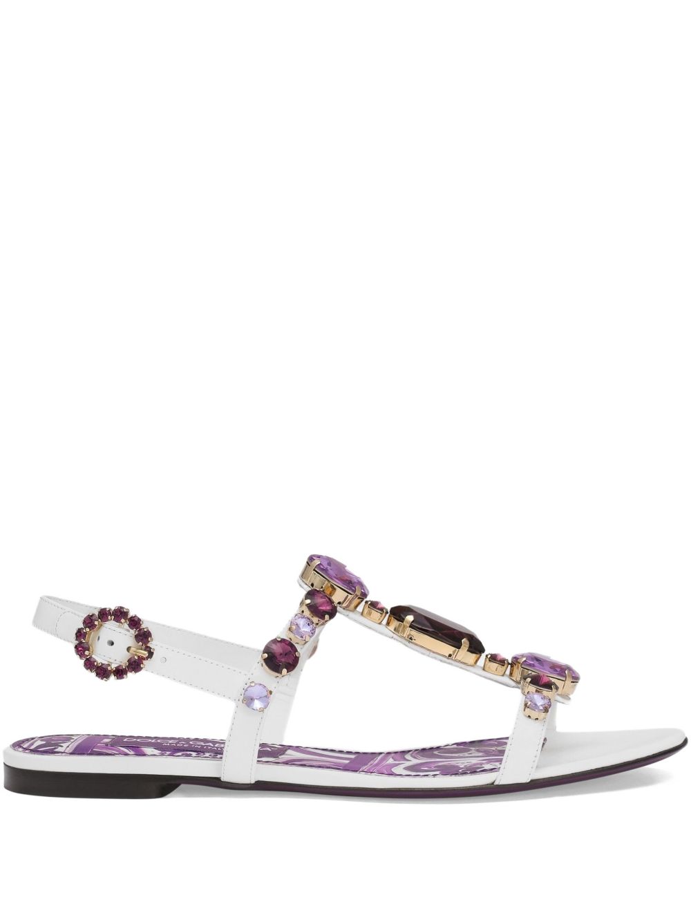 Dolce & Gabbana Sandals Purple Dolce & Gabbana