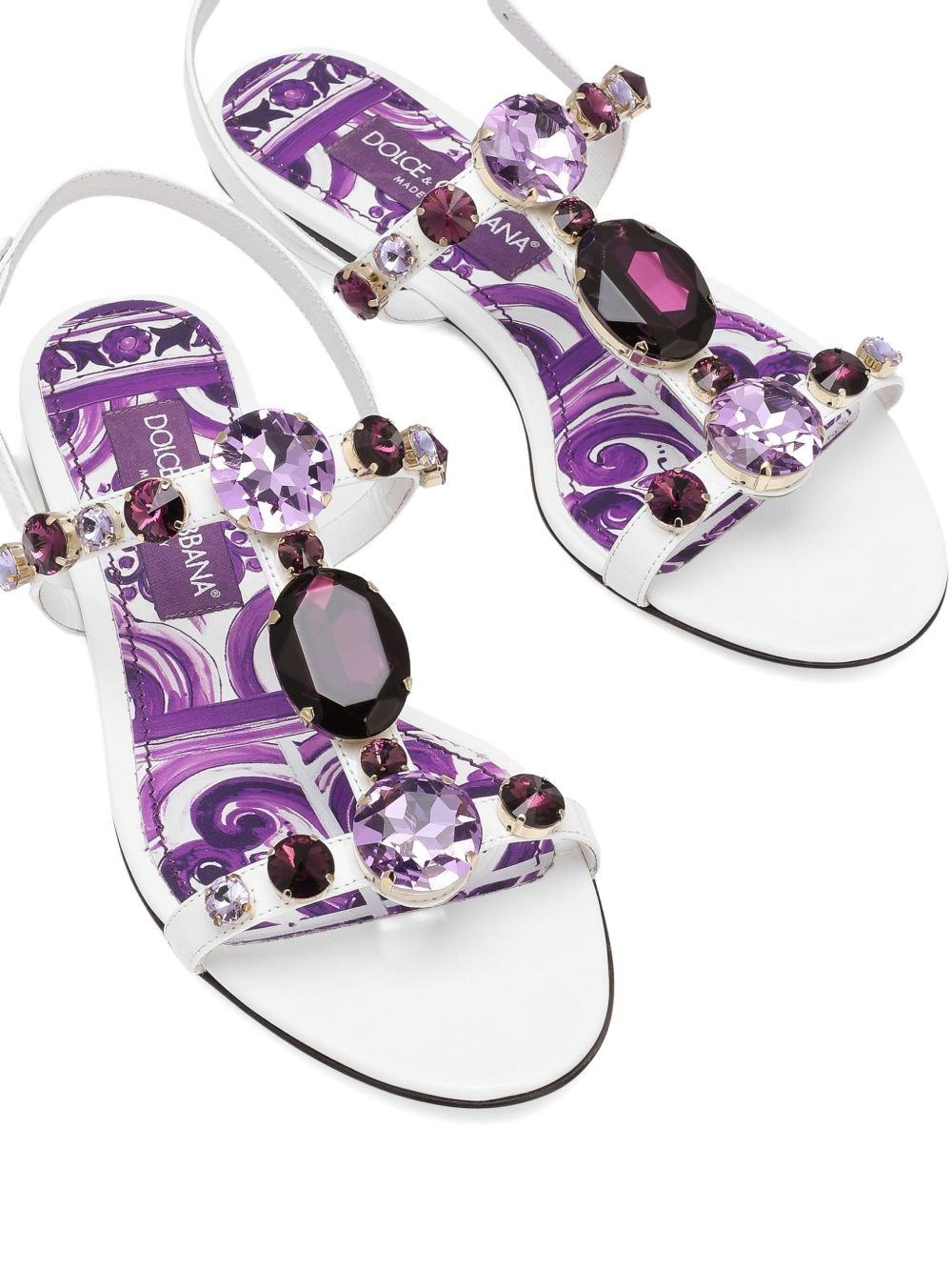 Dolce & Gabbana Sandals Purple Dolce & Gabbana