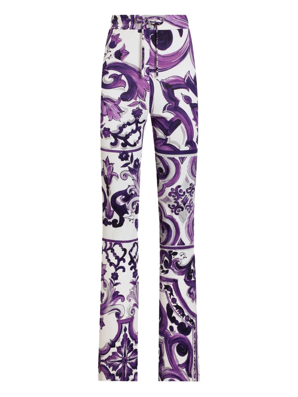 Dolce & Gabbana Maiolica print trousers Dolce & Gabbana