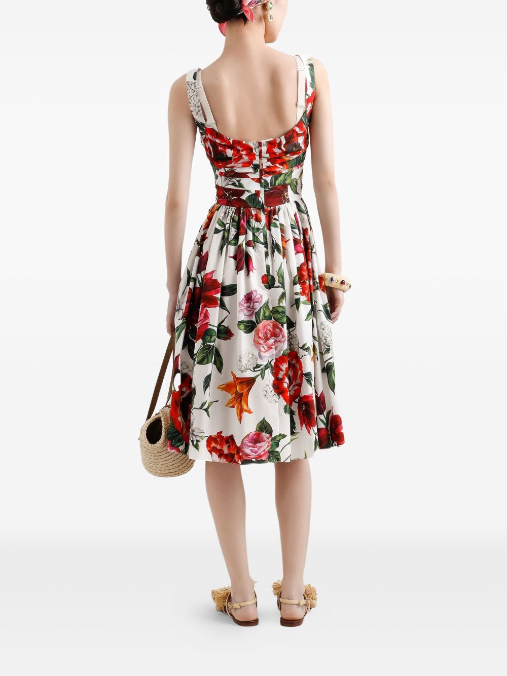 Dolce & Gabbana floral-print Midi Dress Dolce & Gabbana