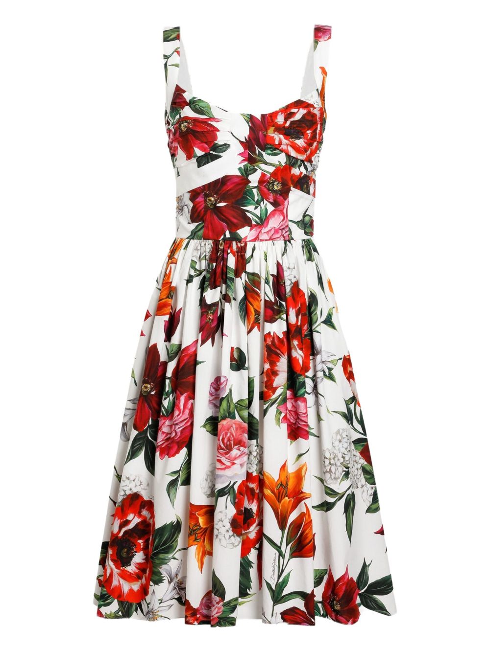 Dolce & Gabbana floral-print Midi Dress Dolce & Gabbana