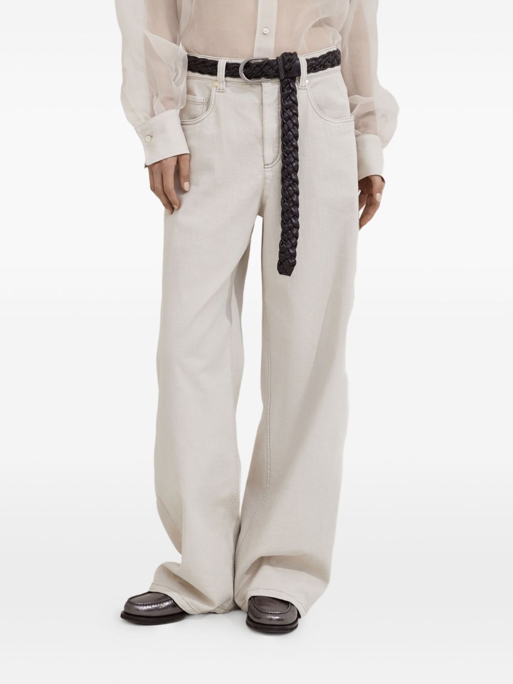 Brunello Cucinelli Trousers White Brunello Cucinelli