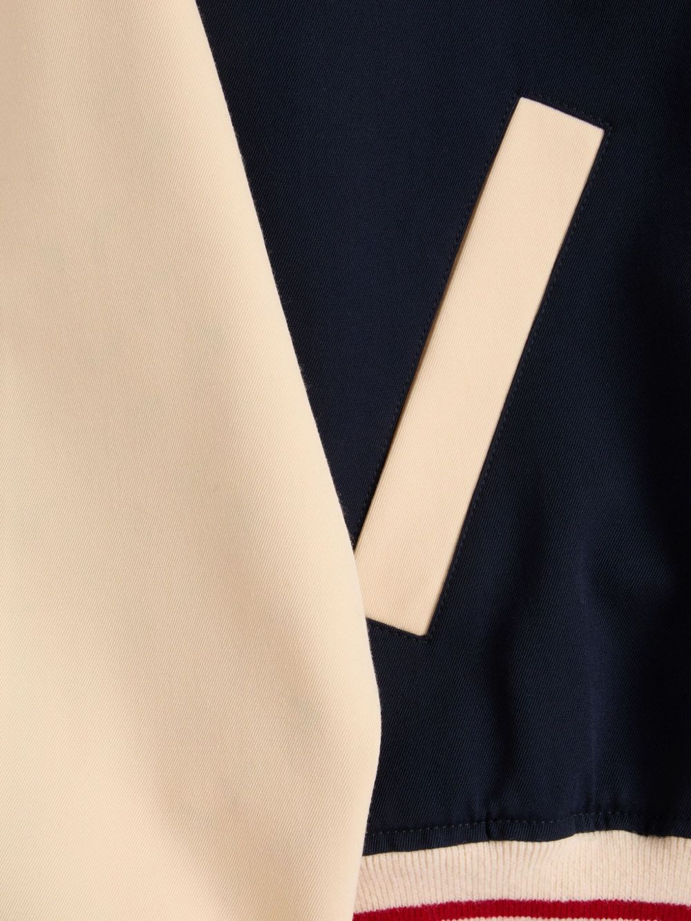 Valentino Wool and Cotton Bomber Jacket with Vlogo and Le Chat De La Maison Patch Valentino