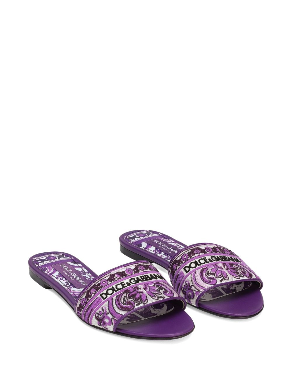Dolce & Gabbana Sandals Purple Dolce & Gabbana