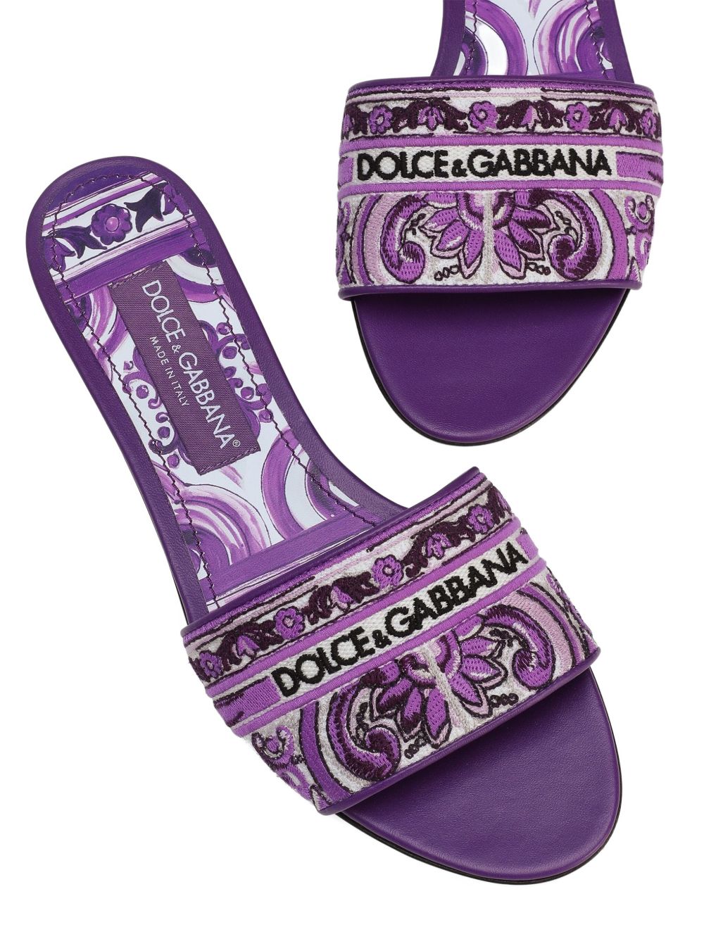 Dolce & Gabbana Sandals Purple Dolce & Gabbana