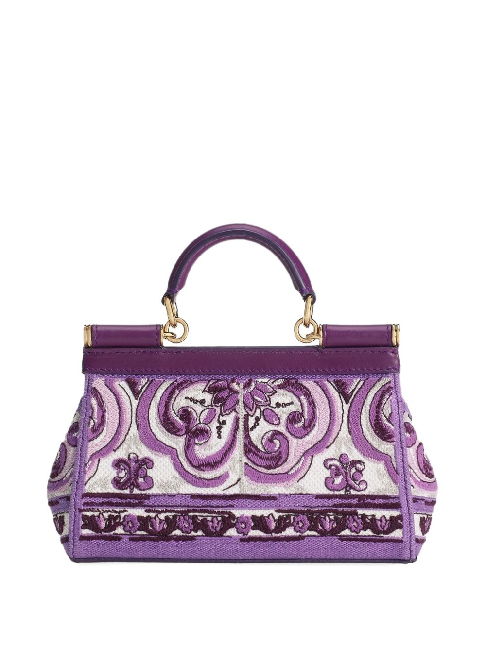 Dolce & Gabbana Small Sicily handbag with Maiolica embroidery Dolce & Gabbana