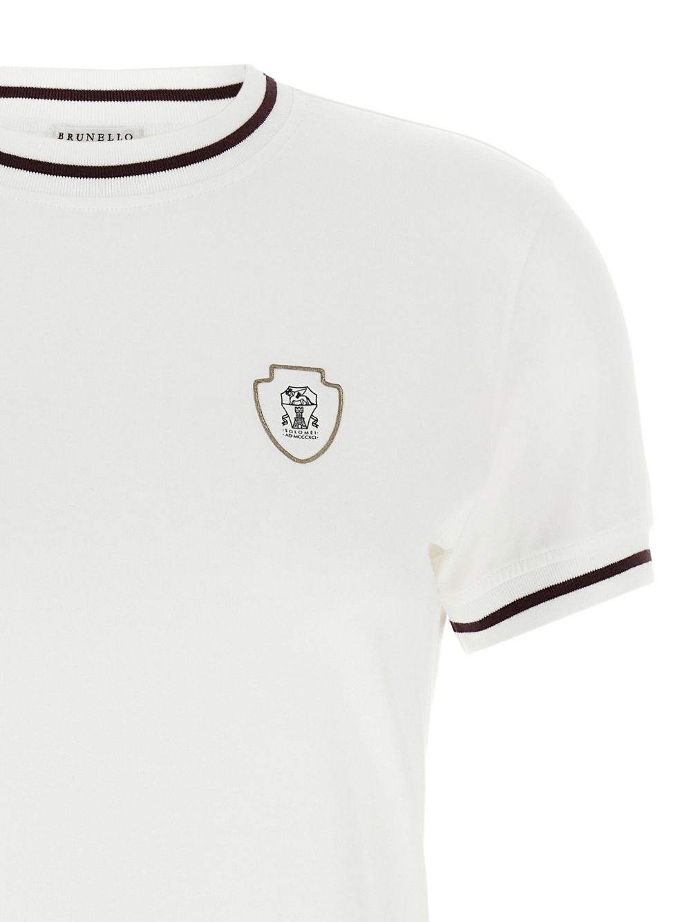 Brunello Cucinelli T-shirts and Polos White Brunello Cucinelli