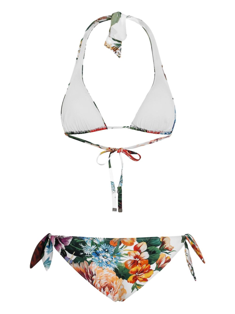 Dolce & Gabbana Flower print bikini set Dolce & Gabbana