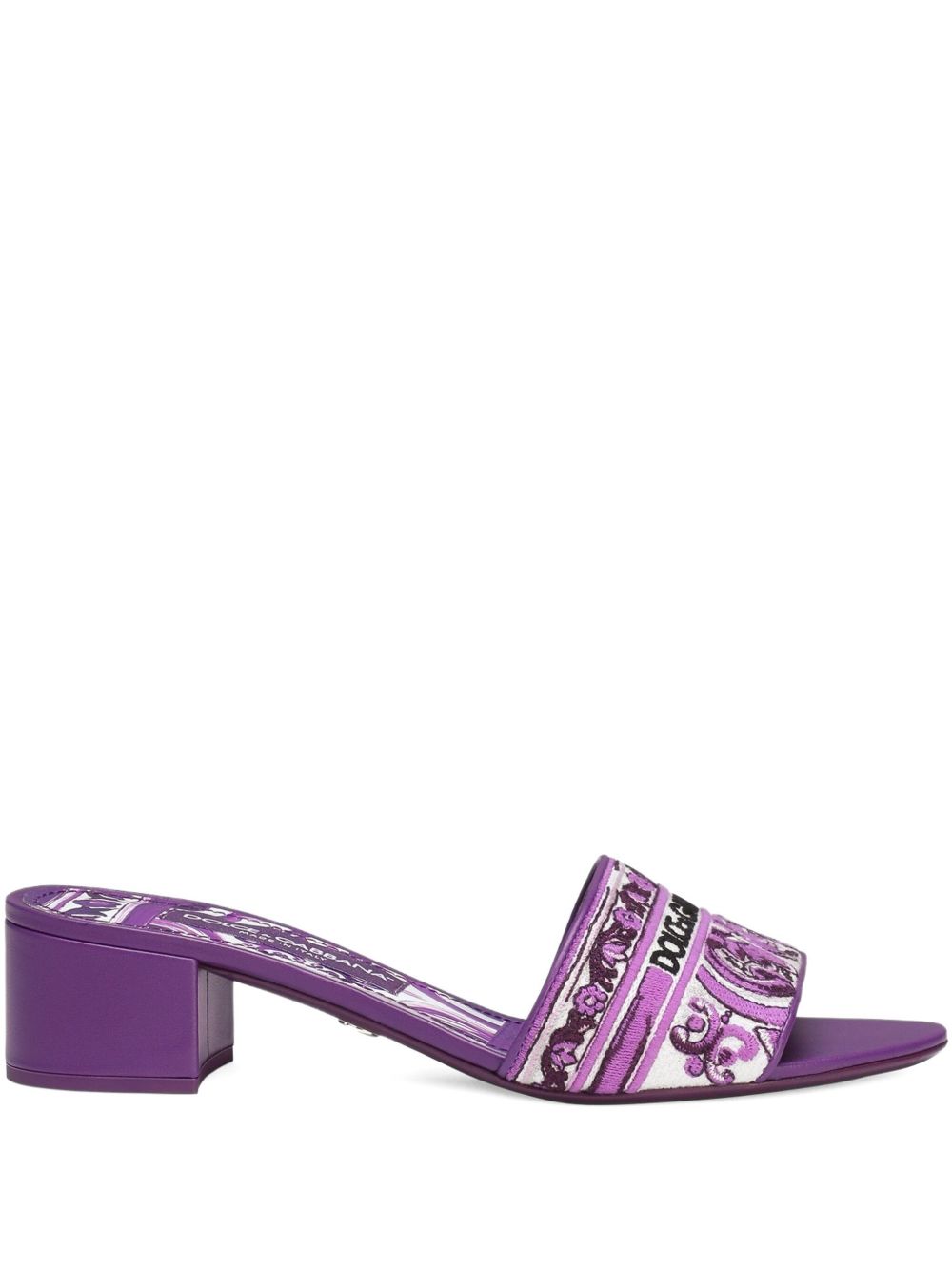 Dolce & Gabbana Sandals Purple Dolce & Gabbana