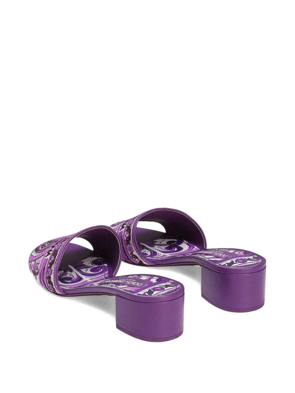Dolce & Gabbana Sandals Purple Dolce & Gabbana