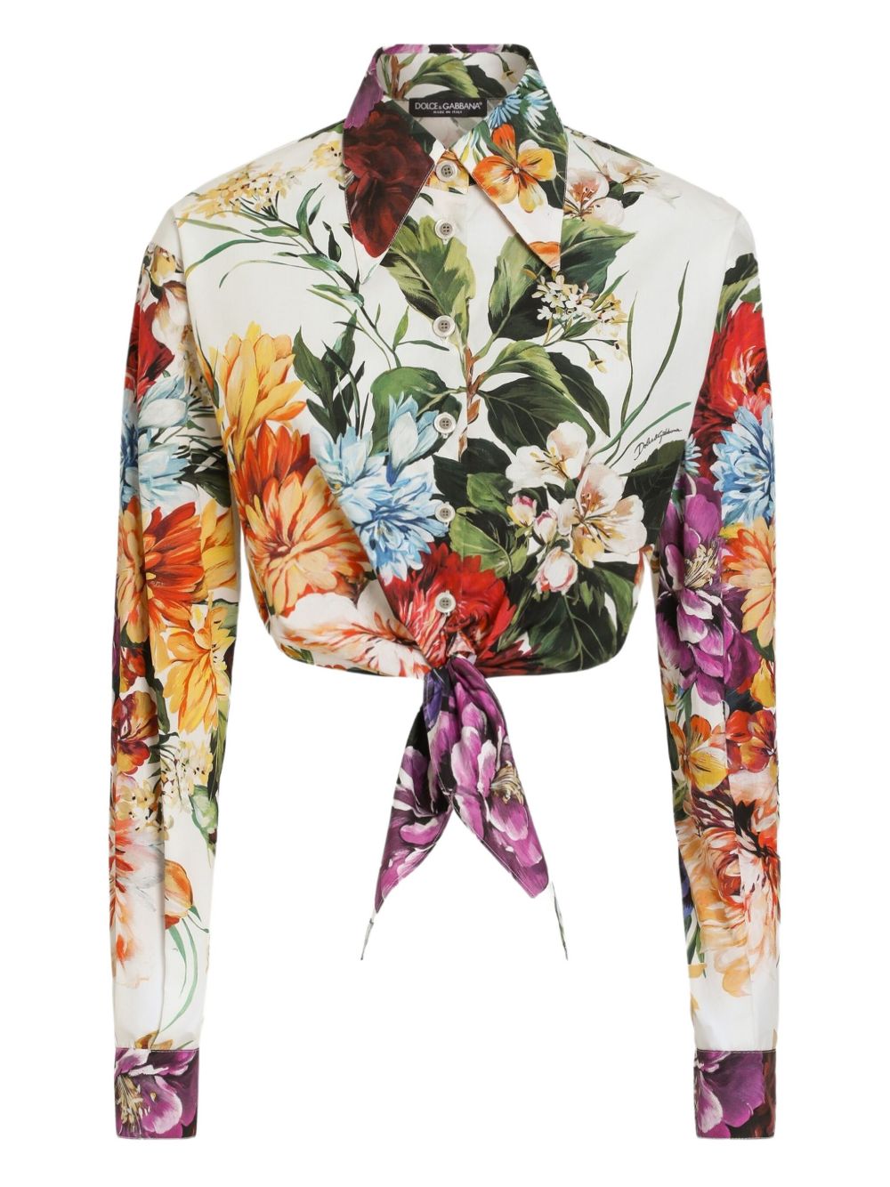 Dolce & Gabbana Floral print poplin shirt Dolce & Gabbana
