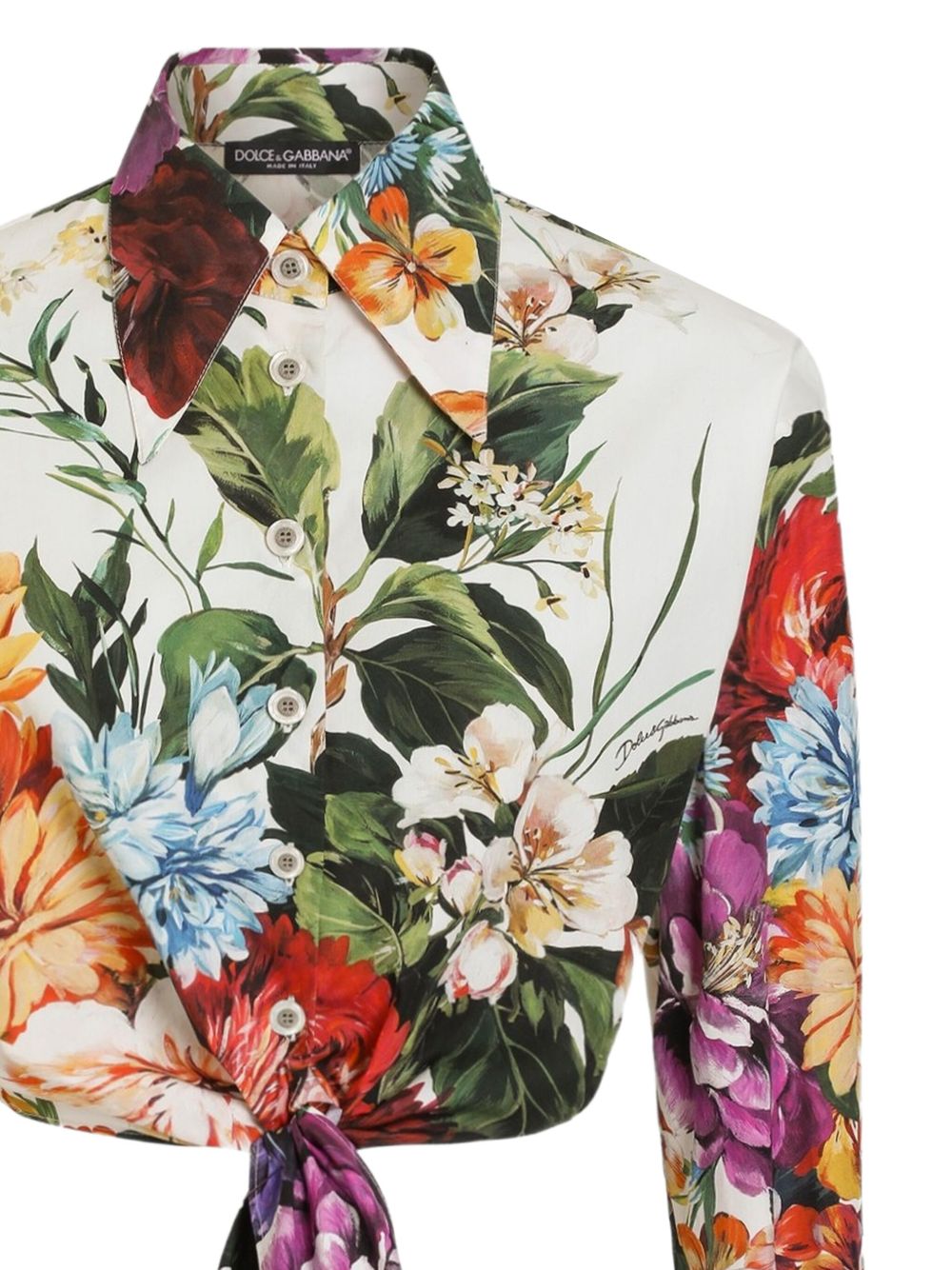 Dolce & Gabbana Floral print poplin shirt Dolce & Gabbana