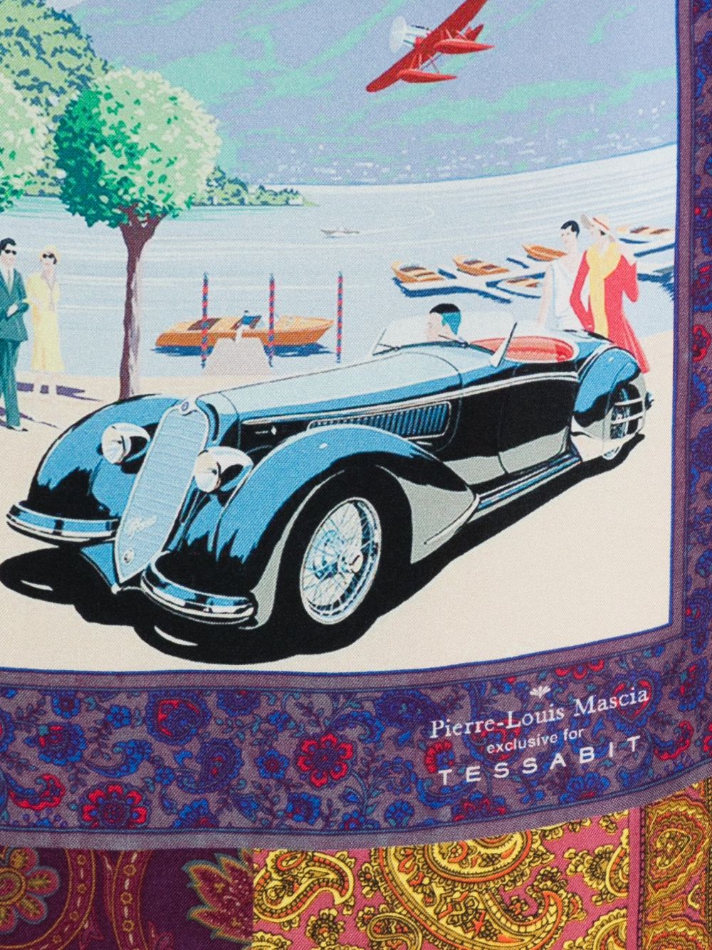 Pierre Louis Mascia silk printed scarf Pierre Louis Mascia