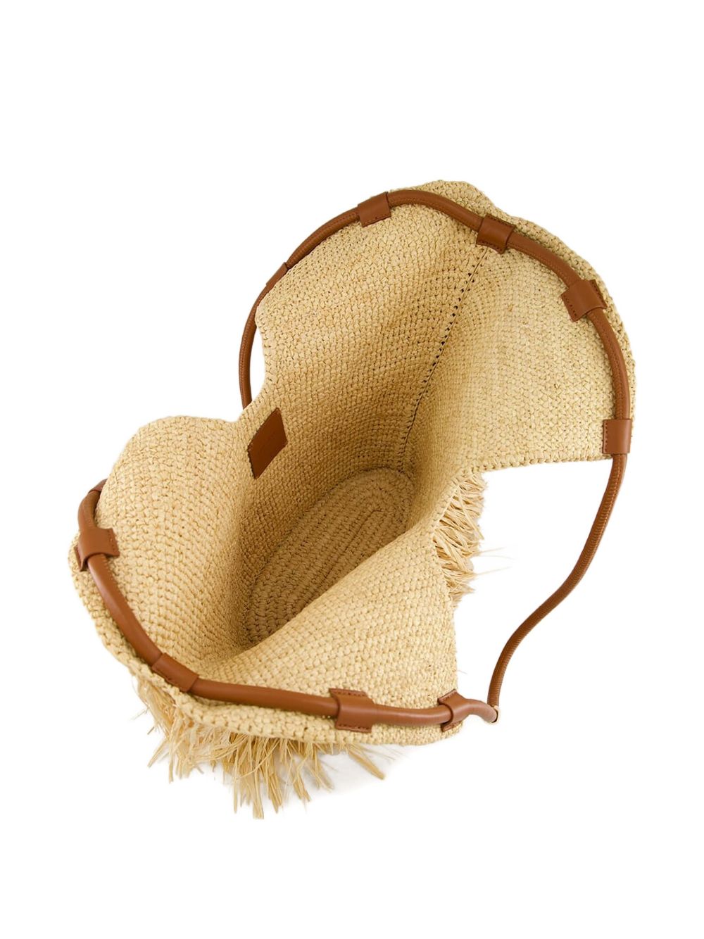 Zimmermann Goldentime medium raffia tote bag Zimmermann