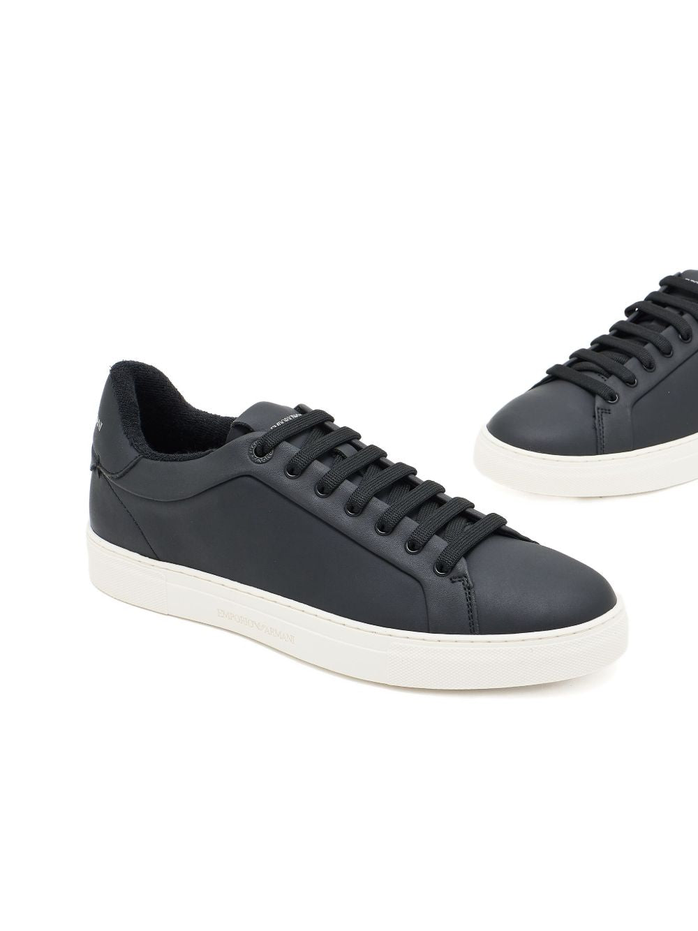 EMPORIO ARMANI EXCLUSIVE Soft leather sneakers EMPORIO ARMANI EXCLUSIVE