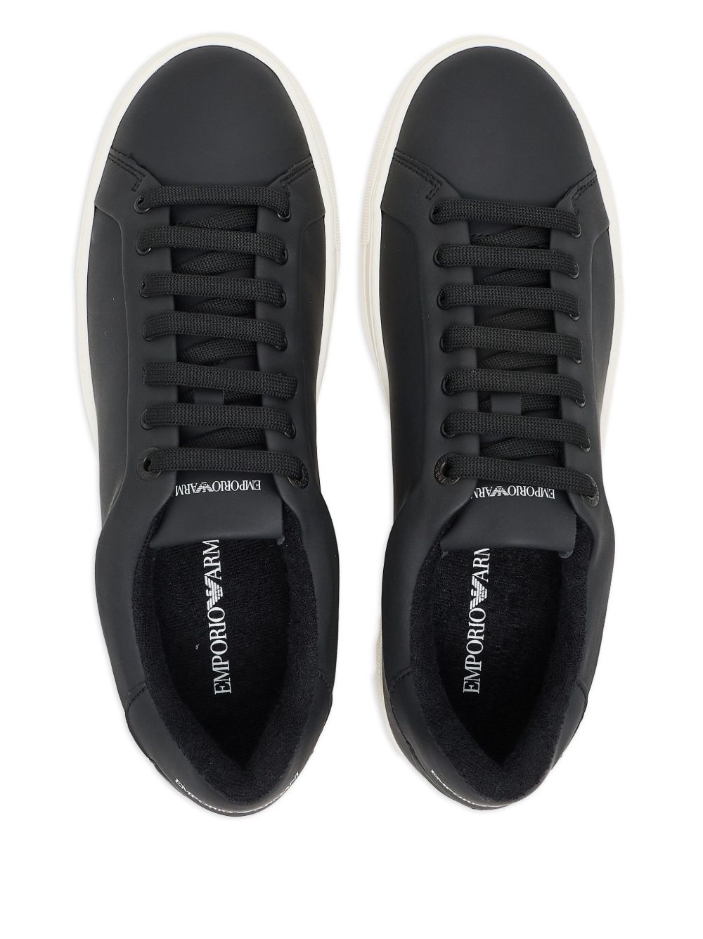 EMPORIO ARMANI EXCLUSIVE Soft leather sneakers EMPORIO ARMANI EXCLUSIVE