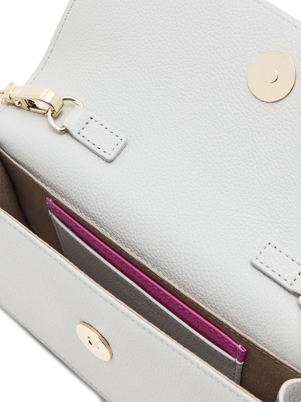 Emporio Armani Chain-strap leather clutch bag Emporio Armani