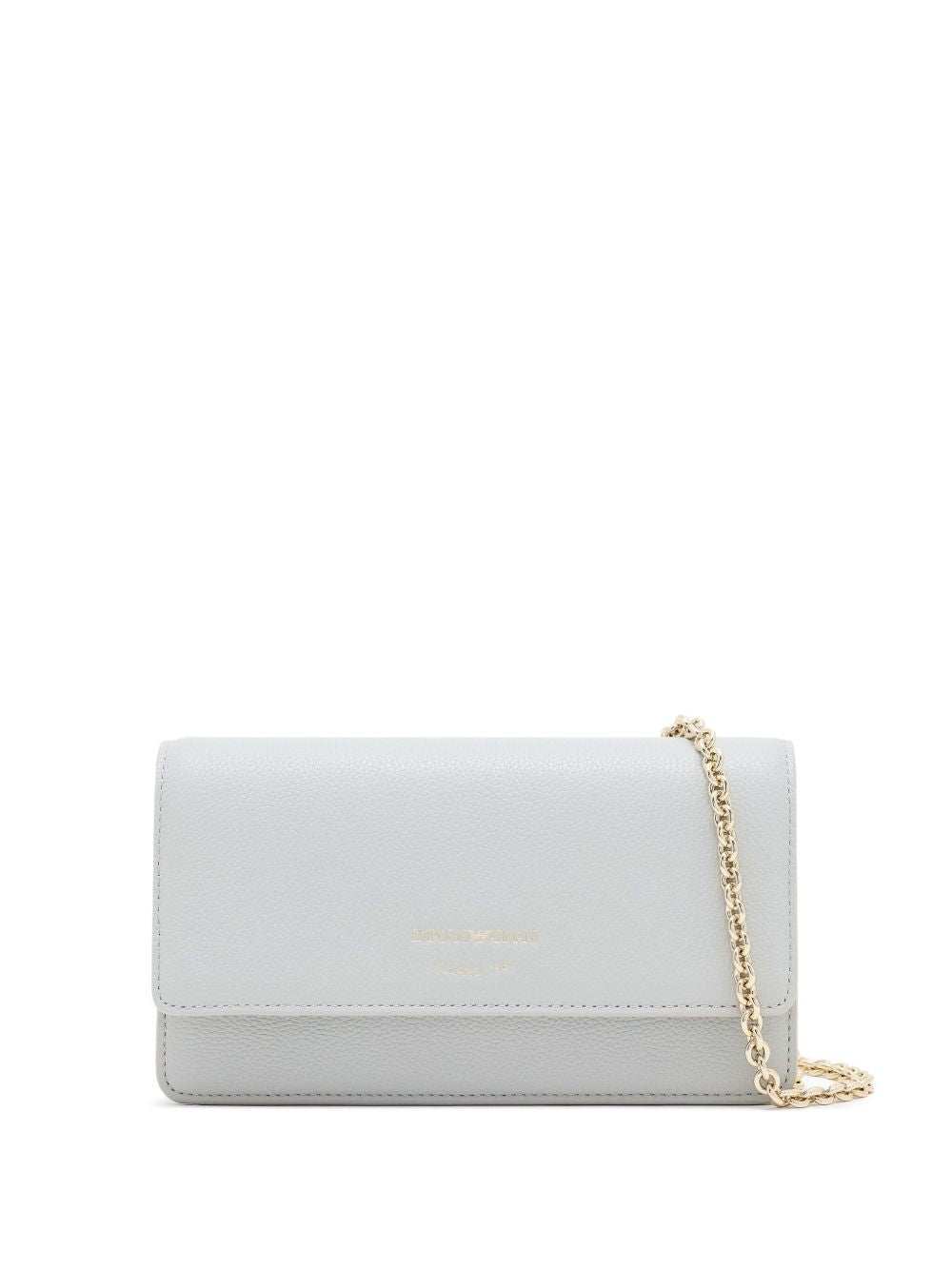Emporio Armani Chain-strap leather clutch bag Emporio Armani