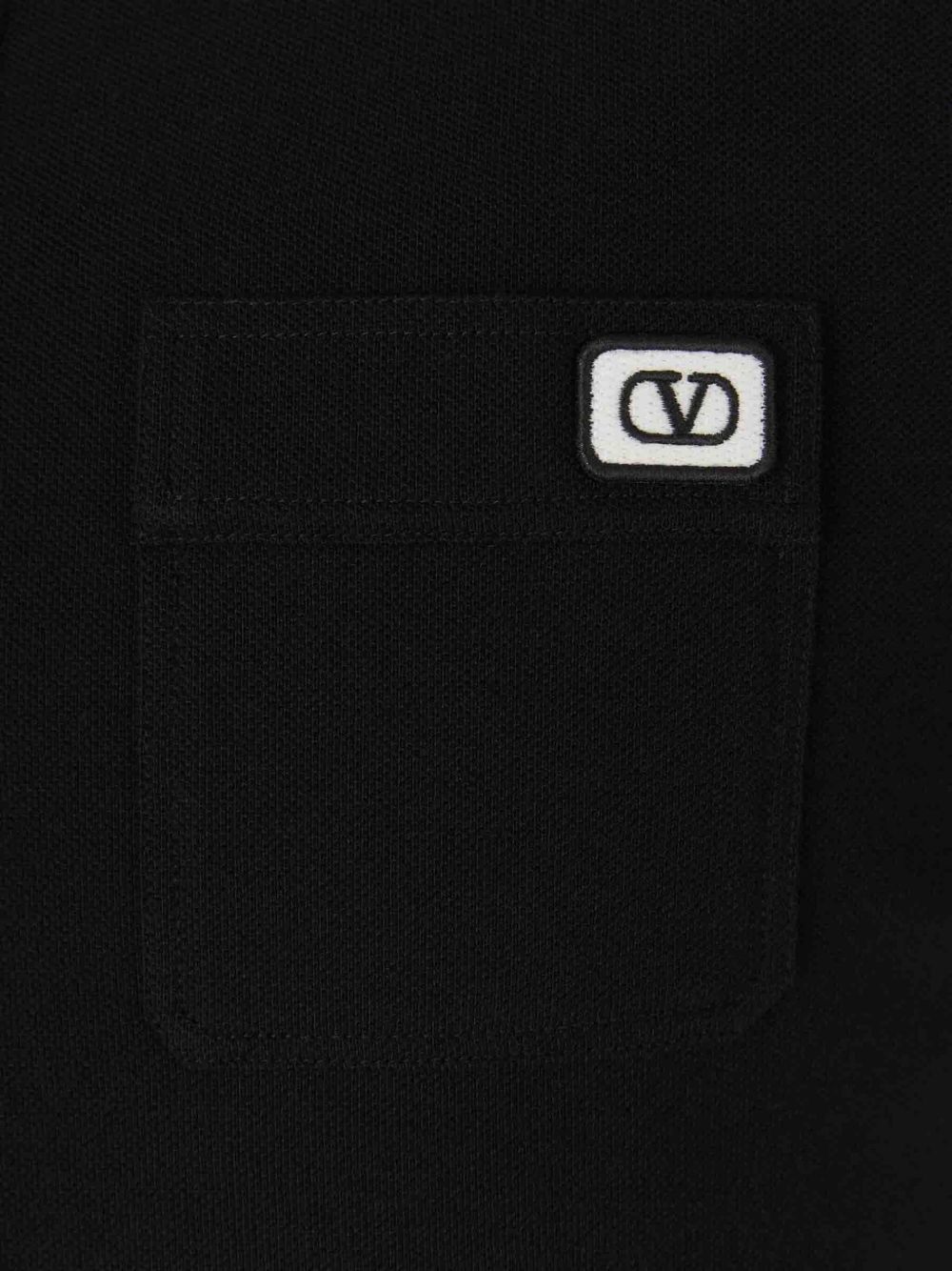 Valentino Logo-patch polo shirt Valentino