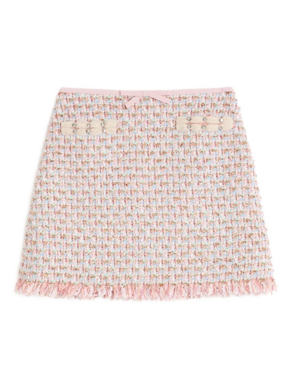 Valentino Ribbon Tweed Skirt Valentino