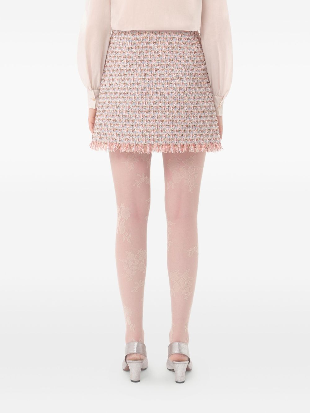 Valentino Ribbon Tweed Skirt Valentino