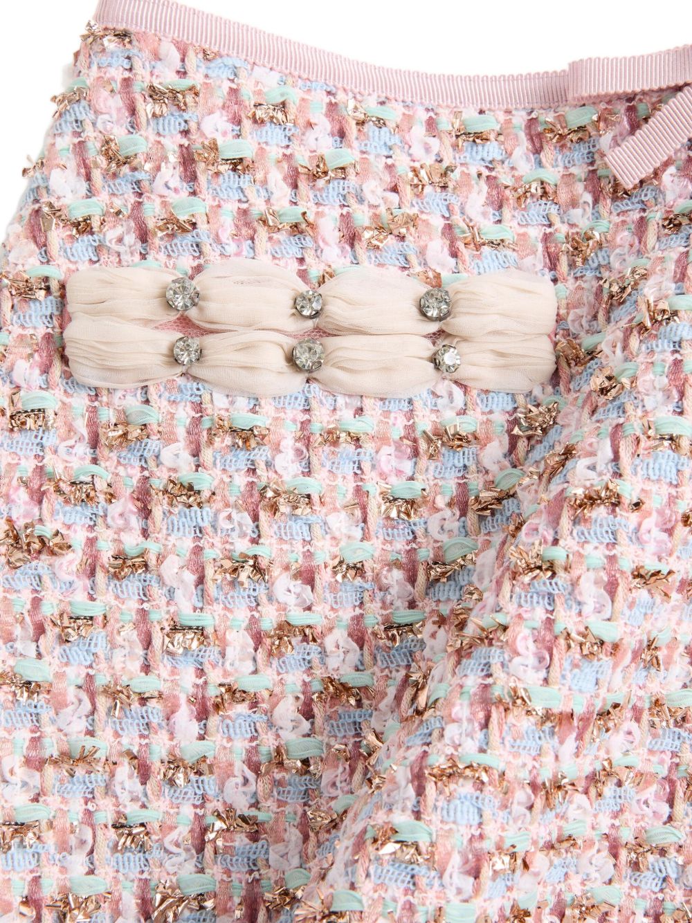 Valentino Ribbon Tweed Skirt Valentino