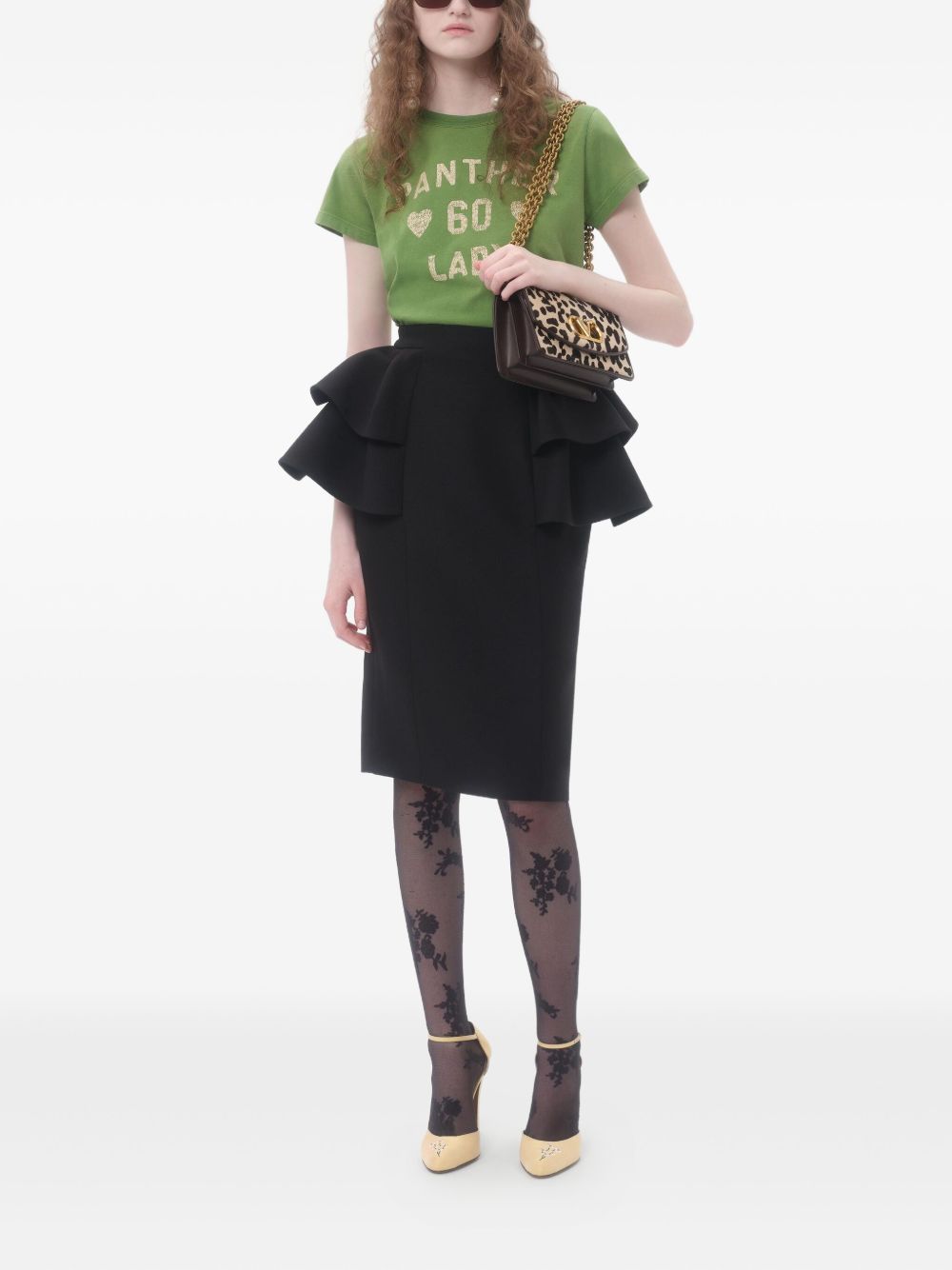 Valentino Crepe Couture midi skirt Valentino