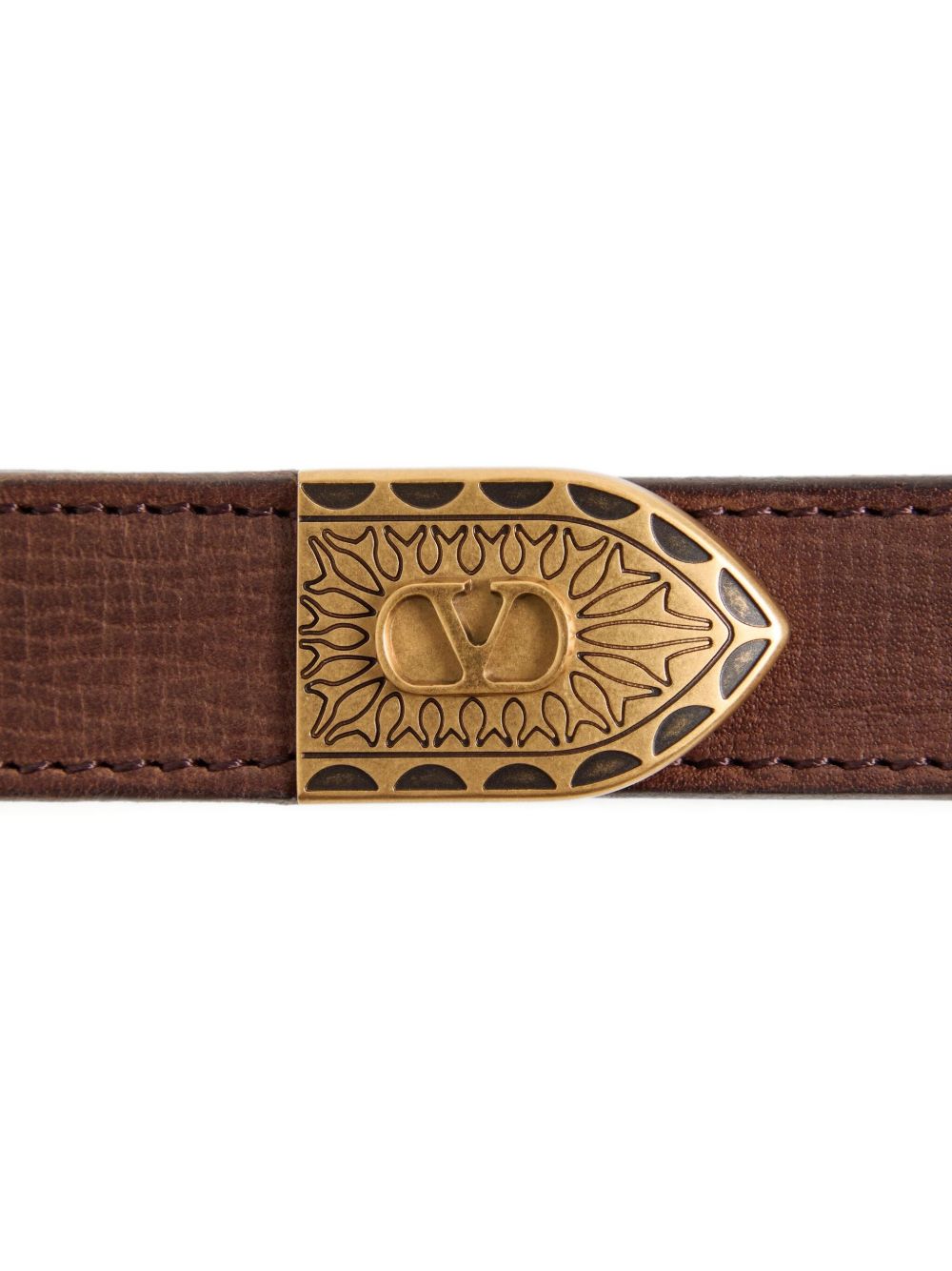 Valentino Garavani Vlogo Signature Belt In Calfskin 20mm Valentino Garavani