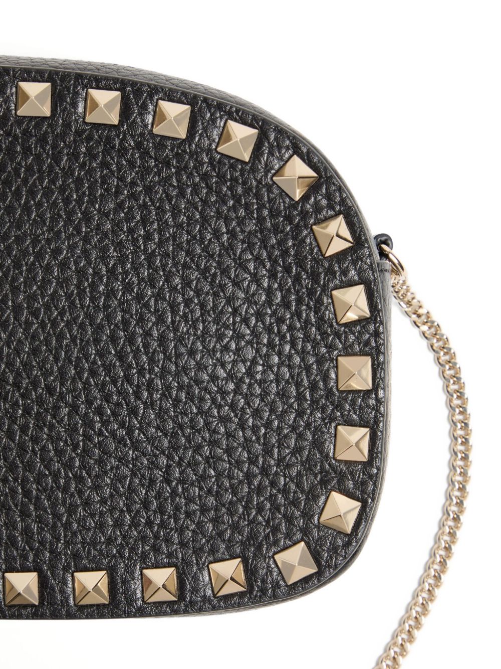 Valentino Garavani Mini Rockstud Shoulder Bag in Grainy Calfskin Valentino Garavani