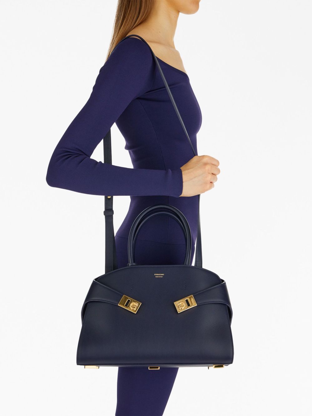 Ferragamo Hug leather tote bag Ferragamo