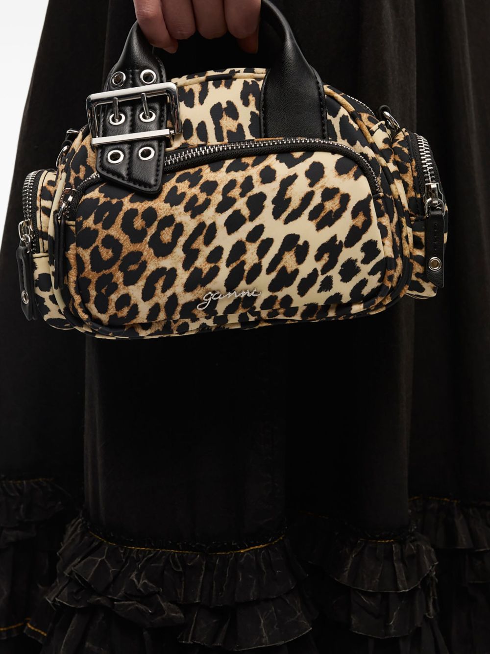 Ganni Nylon small duffle bag Ganni