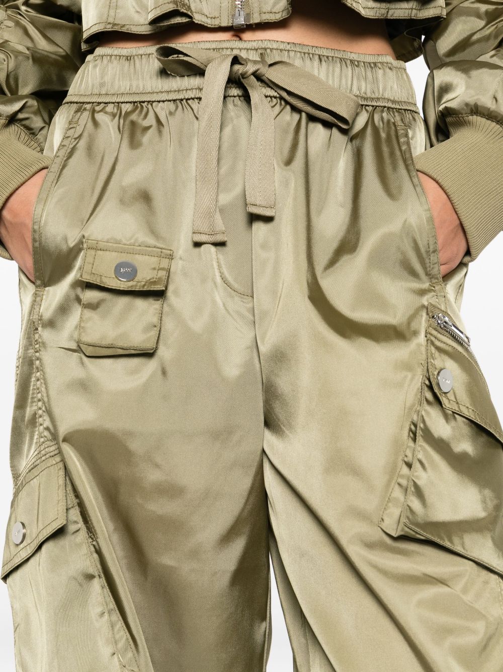 GANNI Trousers Green Ganni