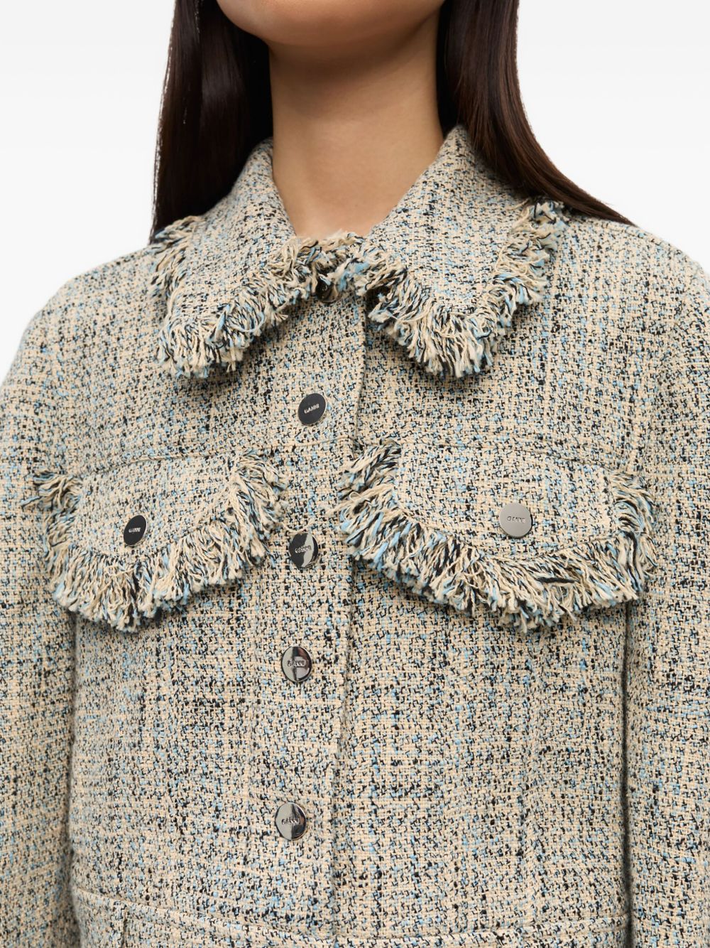 GANNI Jackets Beige Ganni
