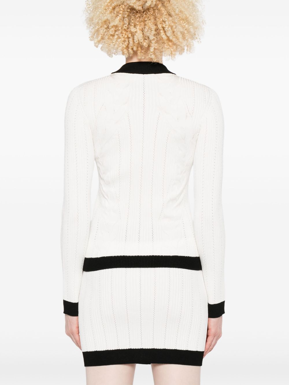 Balmain Two-tone cardigan Balmain
