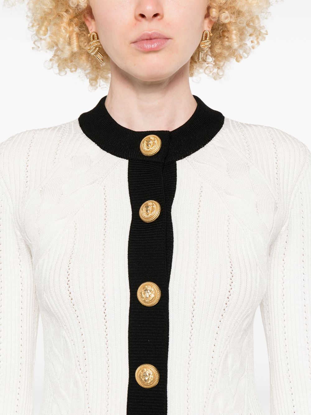 Balmain Two-tone cardigan Balmain