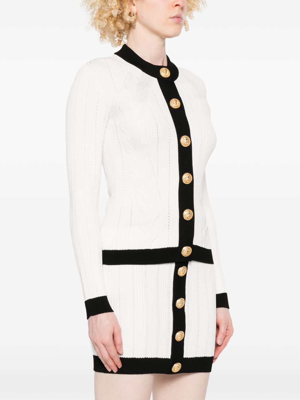 Balmain Two-tone cardigan Balmain